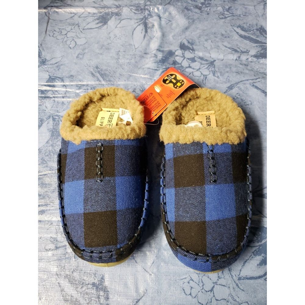 Deer Stags Slipperooz‎ Sock Cushioned Unisex-Child Clog Slipper,13 Little Kid